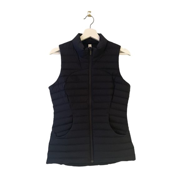 lululemon athletica Jackets & Blazers - Lululemon Women's Pack It Down Quilted Black Vest Size 6